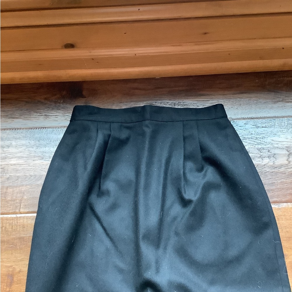 Talbots Solid Black, Lined Midi Straight Pencil S… - image 2